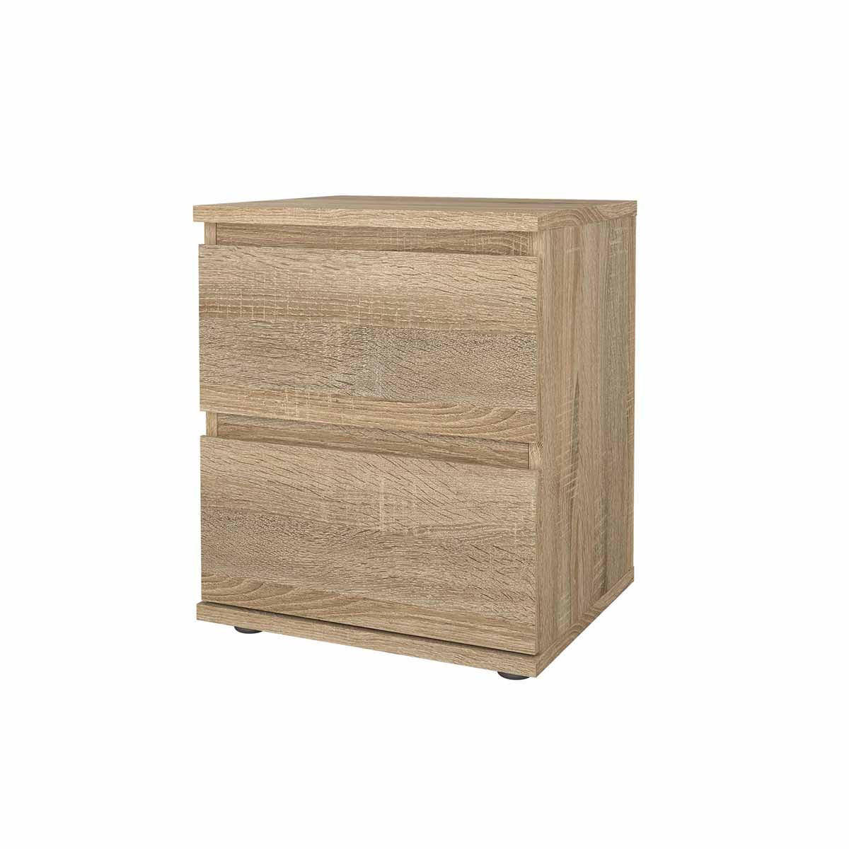 NACHTSCHRANK Eiche - Eiche Wotan, Holzwerkstoff (40/48/34cm) - ebuy24