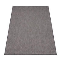 OUTDOOR Teppich Natur Balkon, Terrasse schmutzabweisend Anthrazit Läufer 60x100 - Anthrazit, Textil (60/100cm) - KADIMA DESIGN