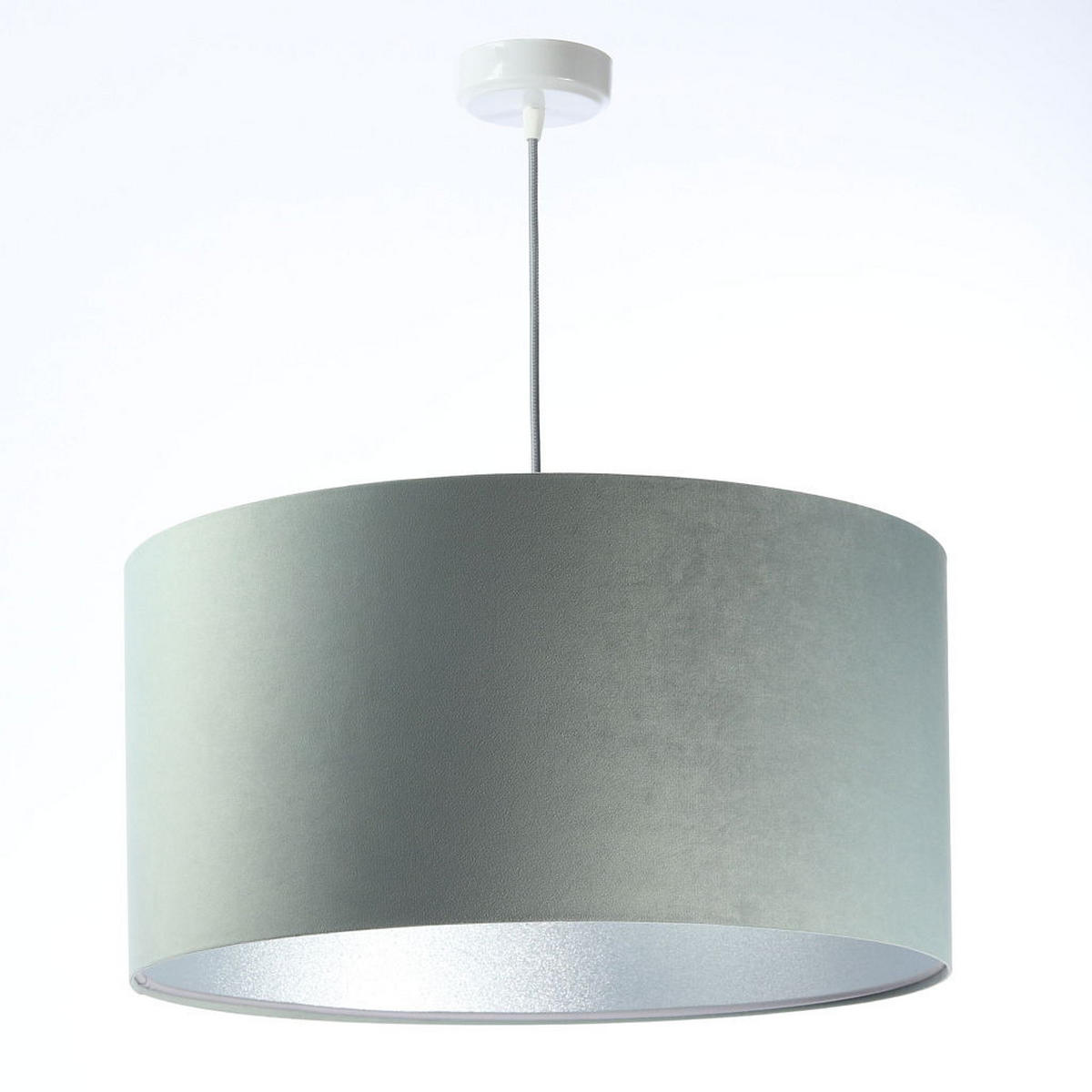 HÄNGELEUCHTE Pastell 50/25 cm - Beige/Silberfarben, Kunststoff (50/0.8/25cm) - ONZENO