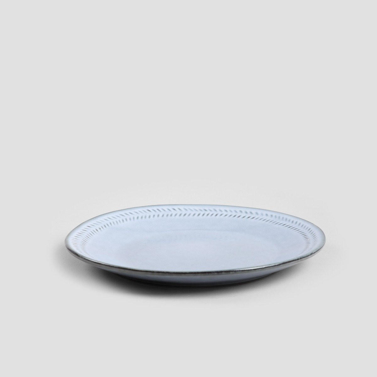 DESSERTTELLER Bluejeans blau 23 cm 6er-Set - Blau, Keramik (23cm) - Homla