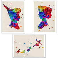 POSTER Set Mit 3 Pan Peter A3 Rahmenlos - Klar, Papier (29.7/5/42cm) - Nacnic