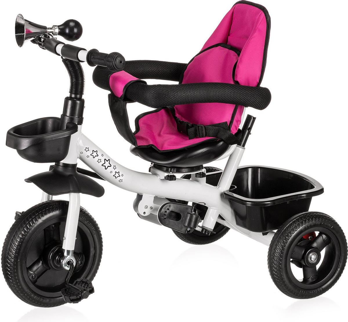 DREIRAD 3-in-1 - Rosa, Kunststoff/Metall (100/78/94cm)