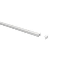 GARDINENSCHIENE / OBJEKTSCHIENE Primax 320 cm (geteilt in 2 x 160 cm), 1-läufig Weiß - Weiß, Metall (1.4/0.9/320cm) - INTERDECO