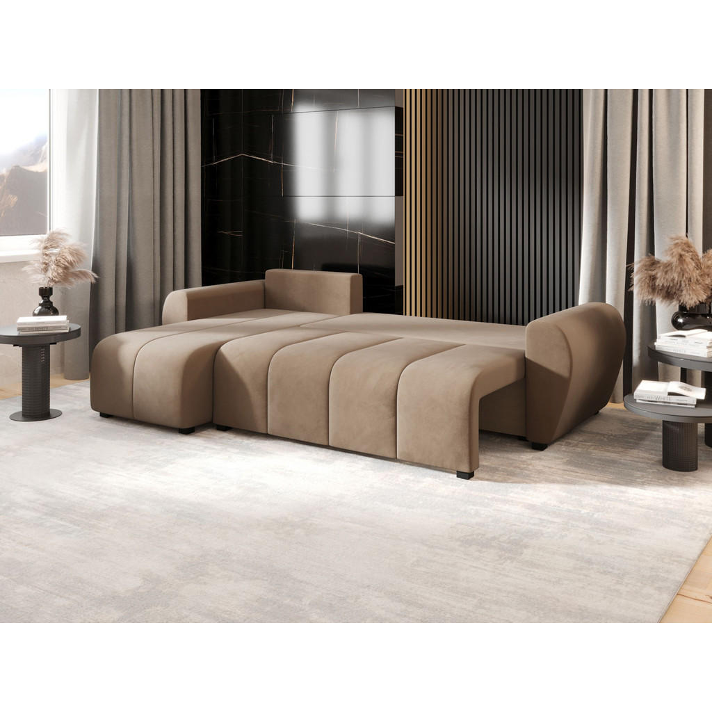Thumbnail - Bedante Ecksofa, Braun, Textil, 4-Sitzer, 245x145 cm, Wohnzimmer, Sofas & Couches, Wohnlandschaften, Ecksofas