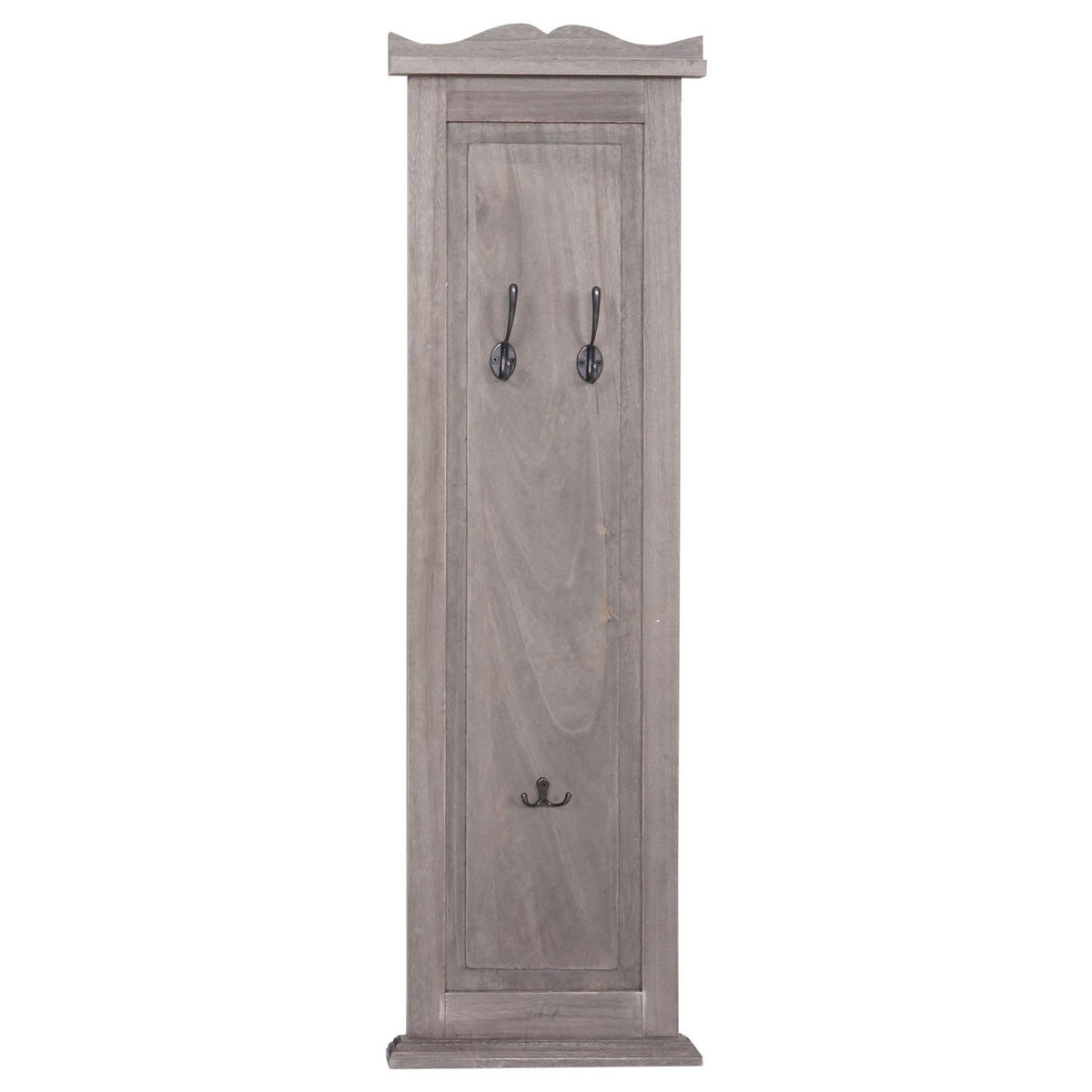 WANDGARDEROBE Grau, Braun 2er-Set - Braun/Grau, Holz (28/109/5cm) - MCW