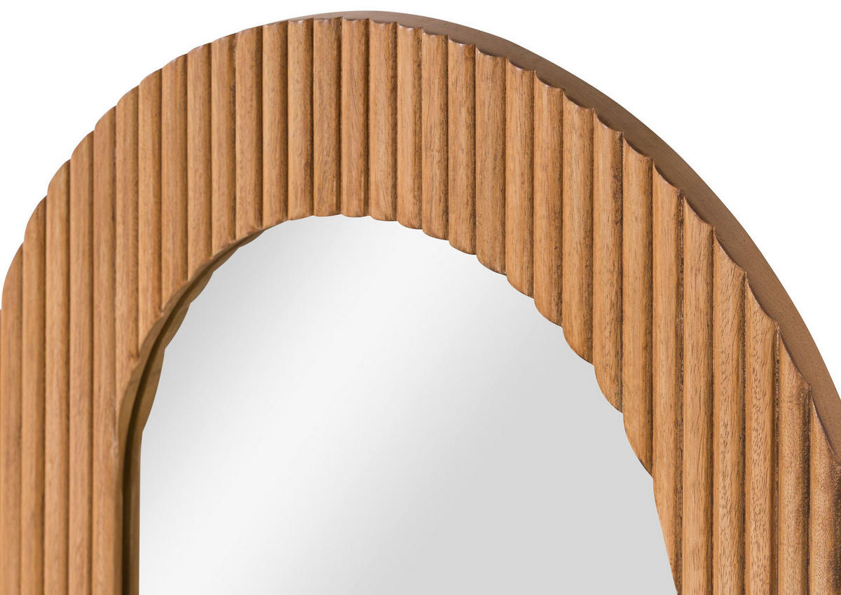 WANDSPIEGEL Mango 50x3x75 natur lackiert BARCELONA #560 - Naturfarben, Holz (50/75/3cm) - Massivmoebel24