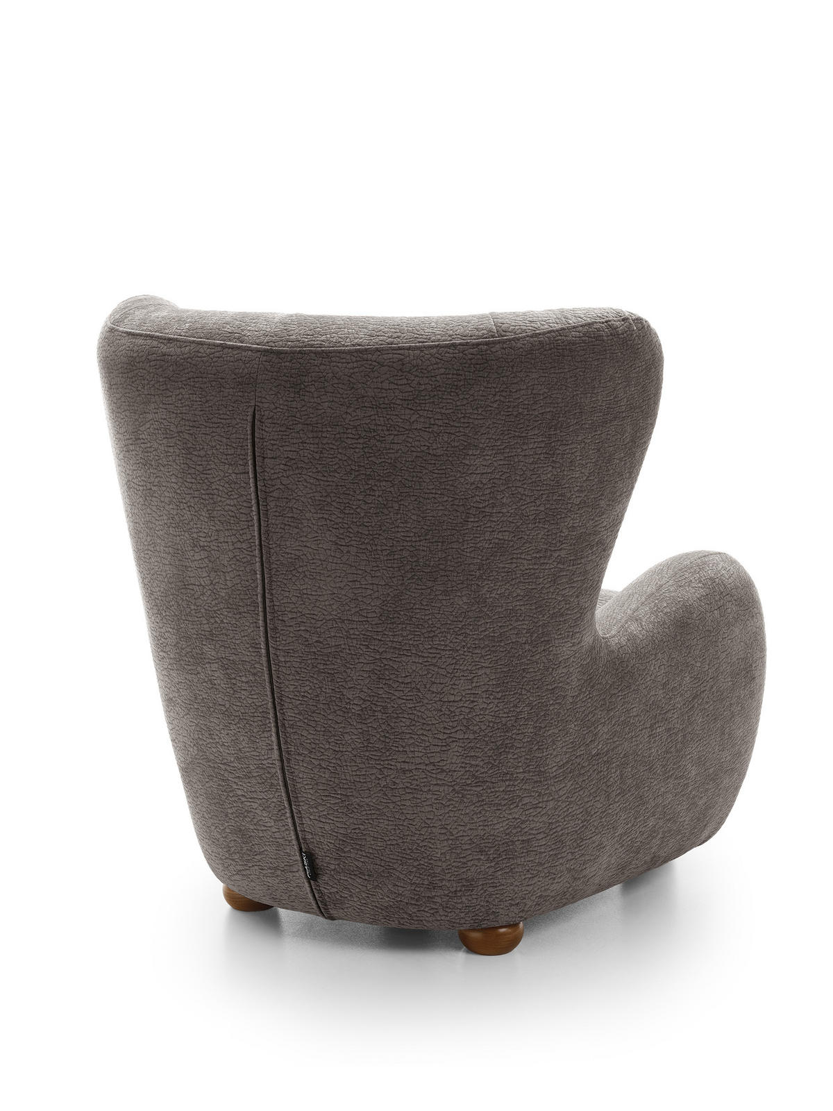 SESSEL MIST, Polstersessel Klassisch Loungesessel, Chenille-Stoff Grau - Grau, Holz/Holzwerkstoff (88/91/100cm) - MASSENO