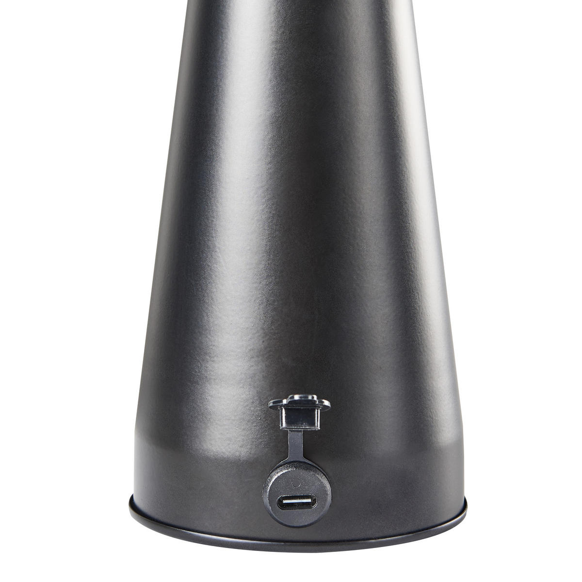 LED-TISCHLEUCHTE Schwarz Bocono - Schwarz, Metall (15/15/28cm) - Beliani