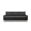 SOFA 3-SITZER MIT SCHLAFFUNKTION BLANK, Grau - Grau, Textil (212/92/92cm) - Mebligo