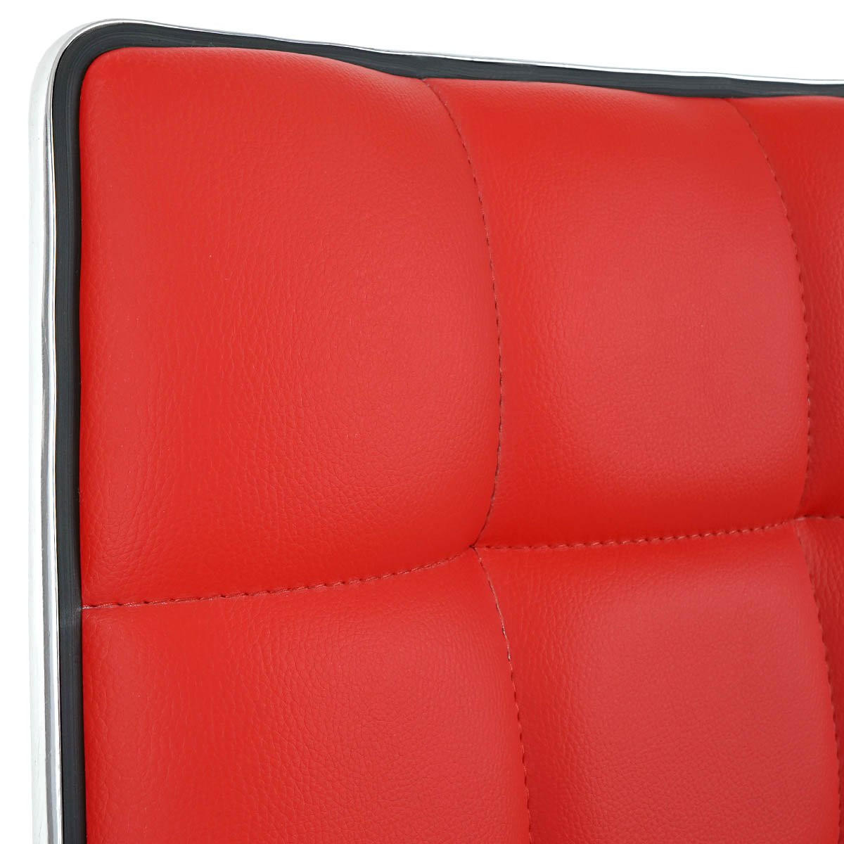 ESSZIMMERSTUHL 2er-Set 103x43x54cm Sitzhöhe 41cm Kunstleder Rot - Rot, Kunststoff (43/103/54cm) - CHEFGASTRO