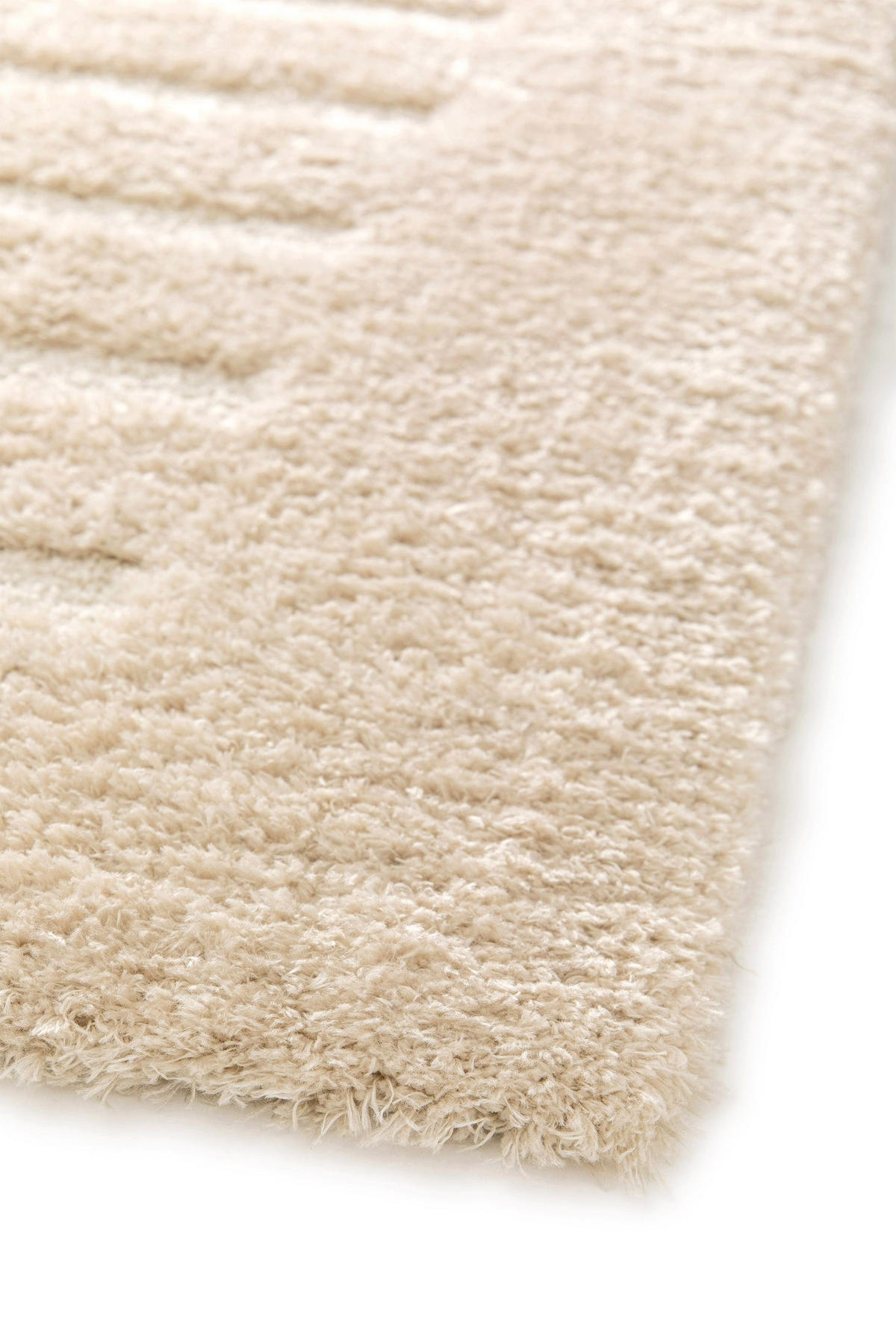 TEPPICH, Weicher, dicker mit Reliefeffekt beige - Beige, Textil (120/170cm) - AFK Living