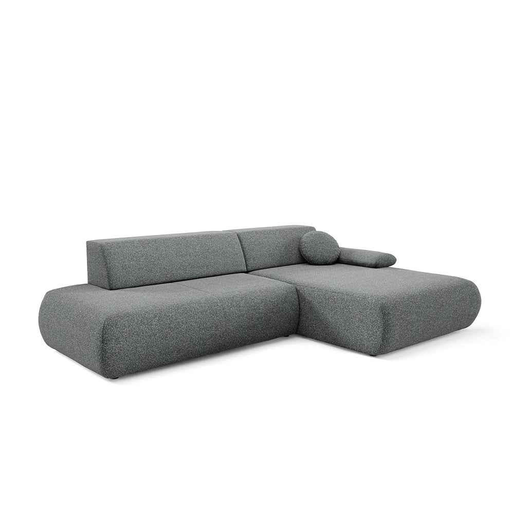 Pillovely Ecksofa Mehrfarbig 286x73x173.5 cm