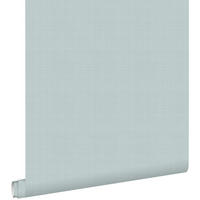 TAPETE Leinen-Optik 53 cm x 10.05 m - Blau, Papier (53/0.1cm) - ESTAhome