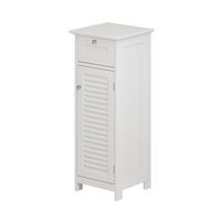MIDISCHRANK Riad Weiß 32 x 87 cm mit Tür und Schublade - Weiß, Holzwerkstoff (32/87/30cm) - Vicco