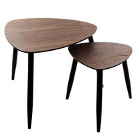 COUCHTISCH 2er-Set Mileo Braun - Braun, Holzwerkstoff (60.5/60.5/48cm) - Atmosphera Createur d´interieur