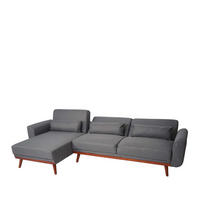 SOFA Grau - Grau, Textil (280/139cm) - MCW