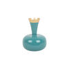 VASE Yara 17/17/24 cm - Blau, Metall (24cm) - Present Time