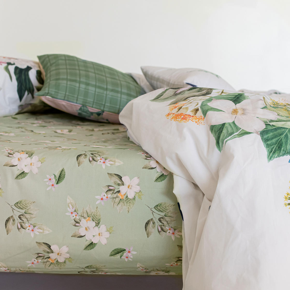 SPANNBETTTUCH azahara 140x200x32 cm mehrfarbig - Multicolor, Textil (140/200cm) - Happy Friday