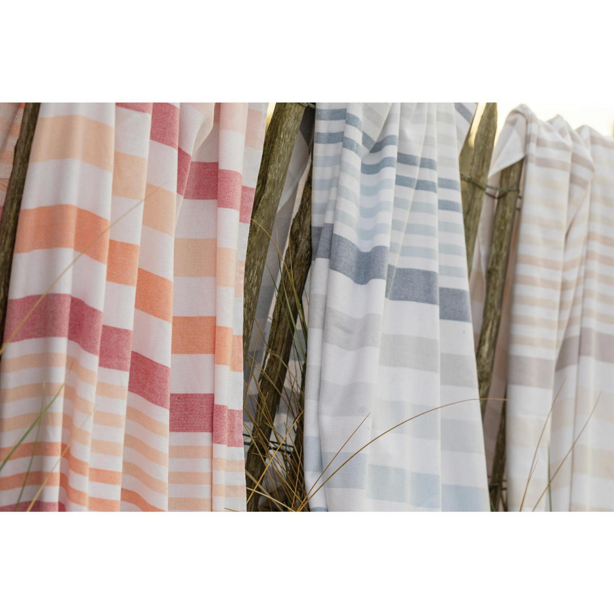 HAMAMTUCH Samoa ziegelrot 100 x 200 cm - Rot, Textil (100/200cm) - Vivaraise