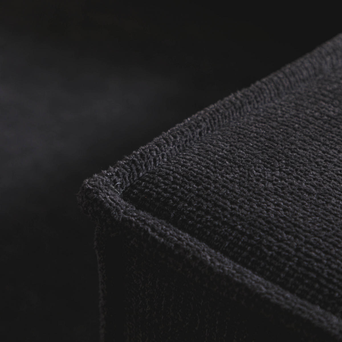 ECKSOFA Ottomane rechts Geflechtstoff 266x150x80 anthrazit FINN - Anthrazit, Textil (266/150cm) - Massivmoebel24