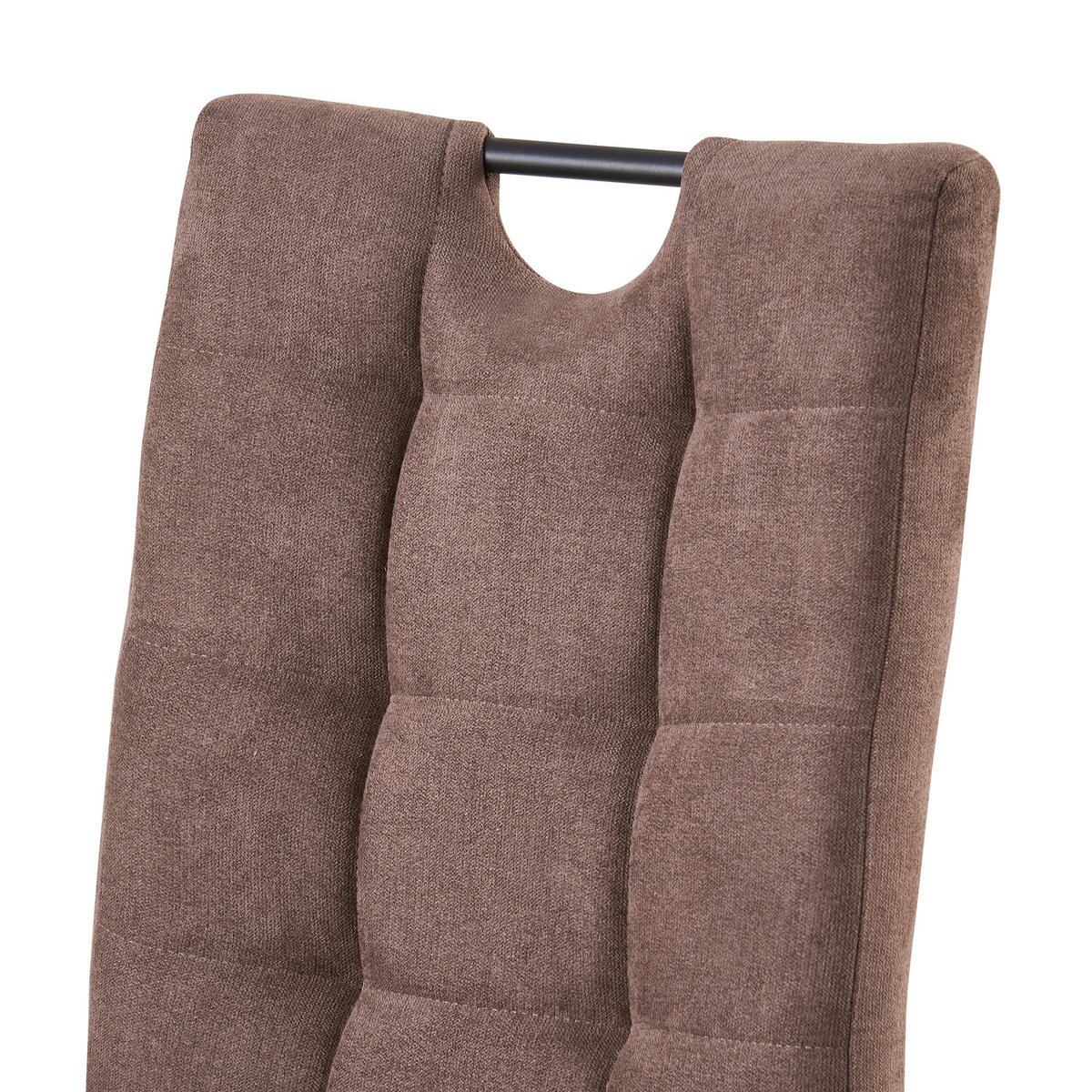 SCHWINGSTUHL SOFIA Cappuccino 2 Stück - Cappuccino, Textil/Metall (48/97/60cm) - B&D Home