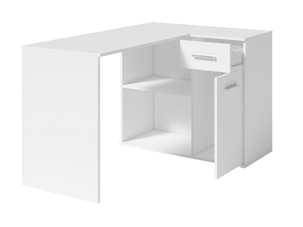 SCHREIBTISCH Weiß 130/93/77,6 - Weiß, Holzwerkstoff (78/130/93cm) - RAUMHIRSCH FURNITURE