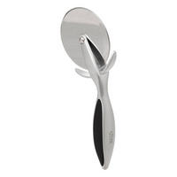 PIZZA-MESSER Zinn 18,5 cm - Silberfarben, Metall (7.5/2/18.5cm)