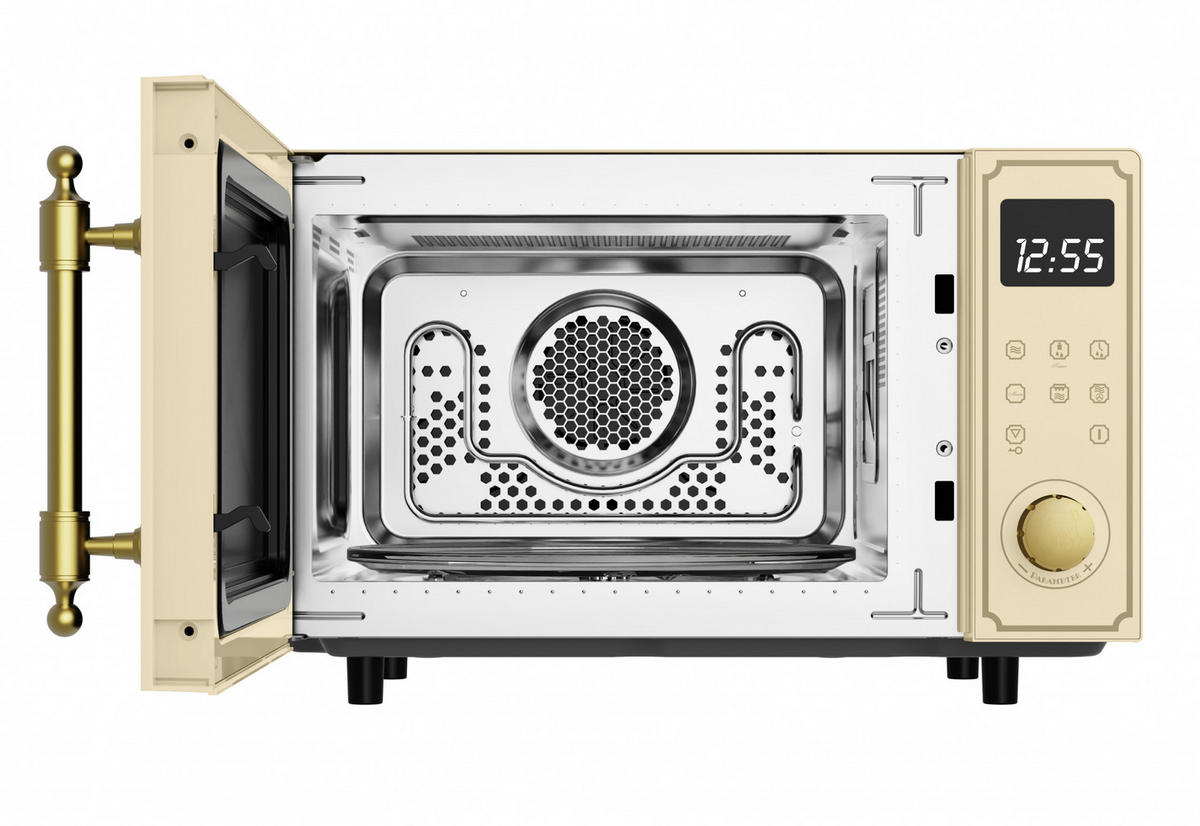 MIKROWELLE M 2530 ElfEm, 25L, Elfenbein, 25 Funktionen - Beige, Metall (51/30.3/41cm) - Kaiser Küchengeräte