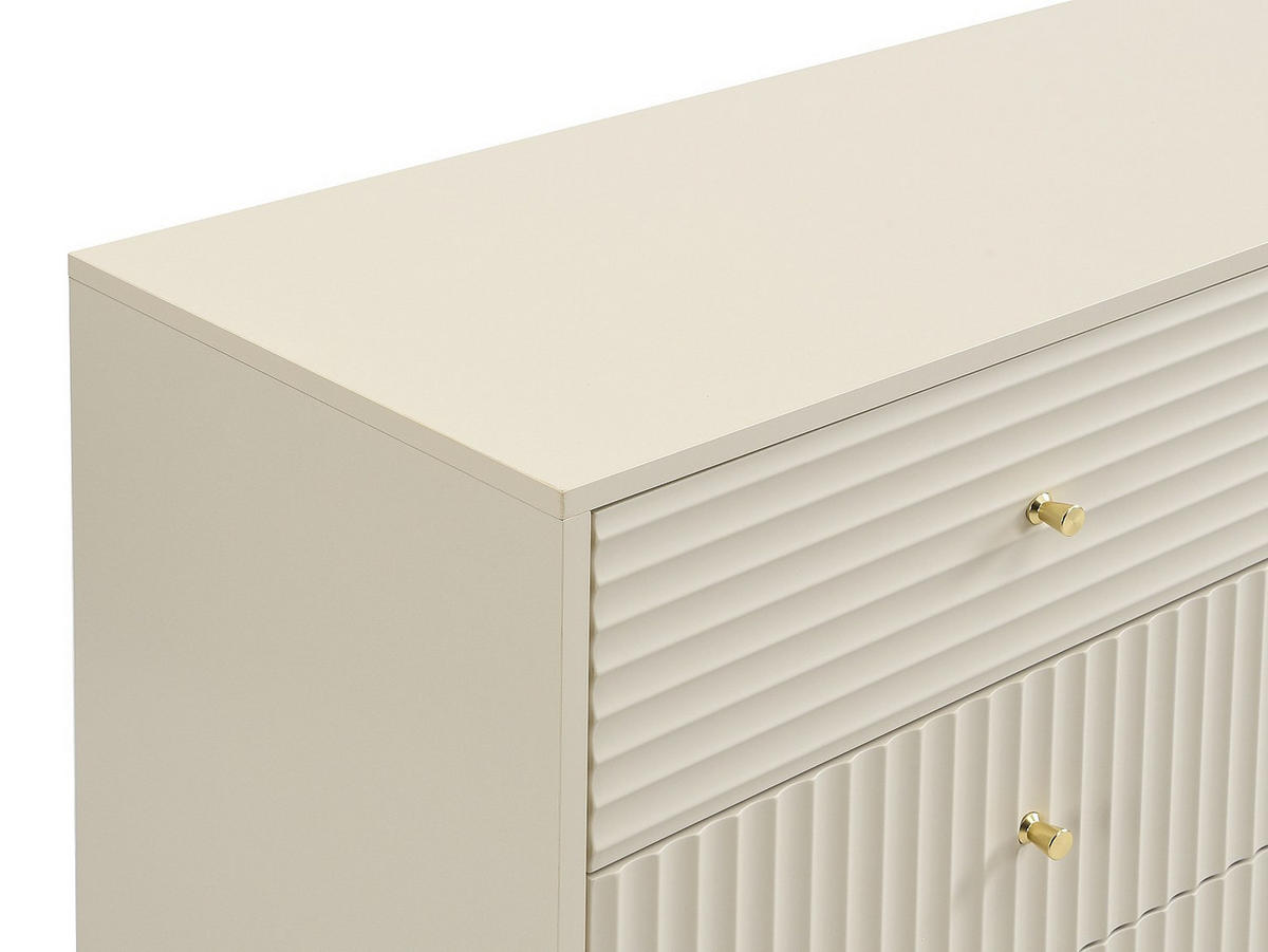 KOMMODE - 120 cm x 40 cm - holz - beige Loureo - Beige, Holz (120/78/40cm) - Vente-Unique
