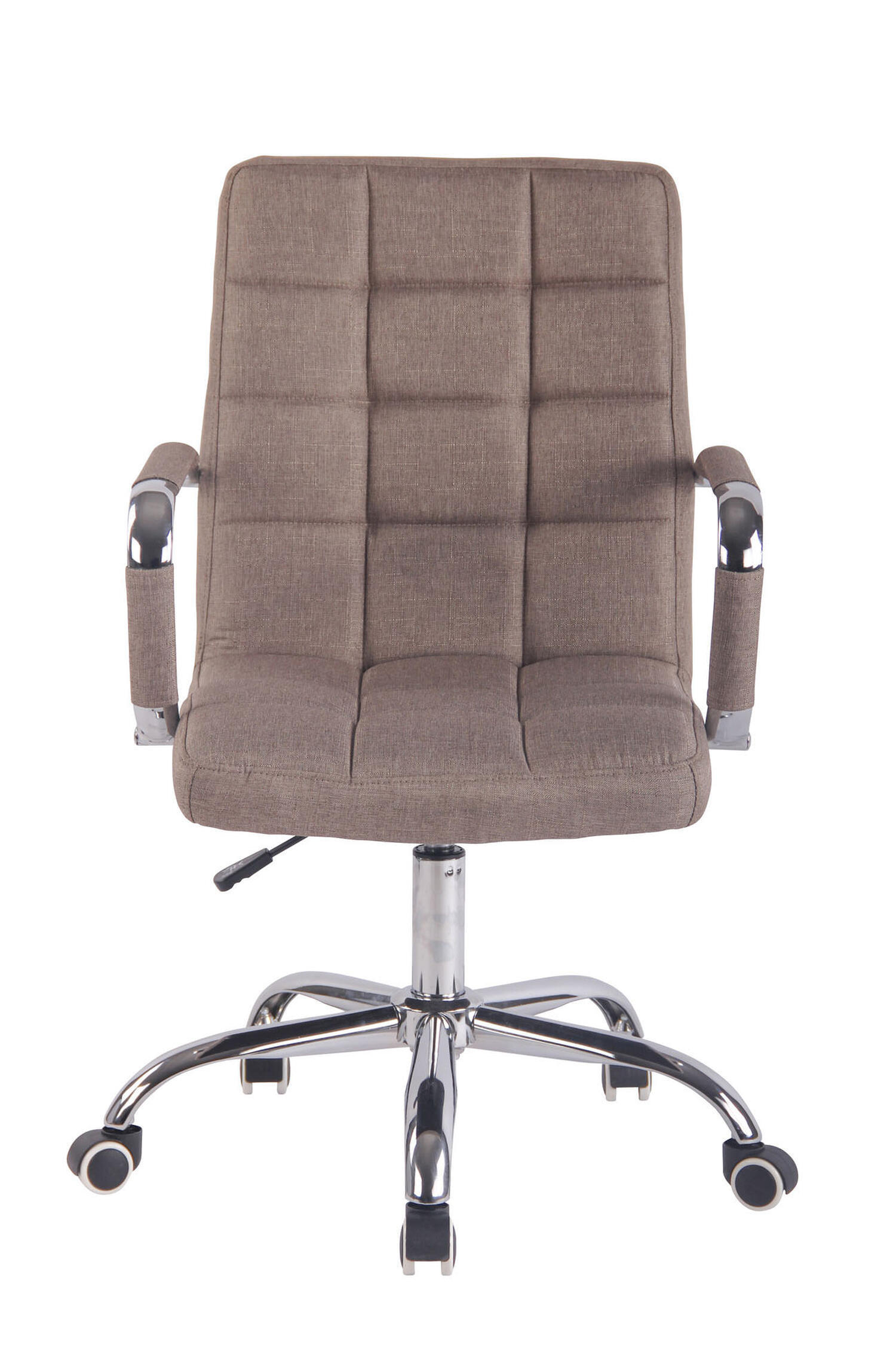 BÜROSTUHL Deal, Stoff Taupe - Taupe, Textil/Metall (56/104/62cm) - TPFLiving