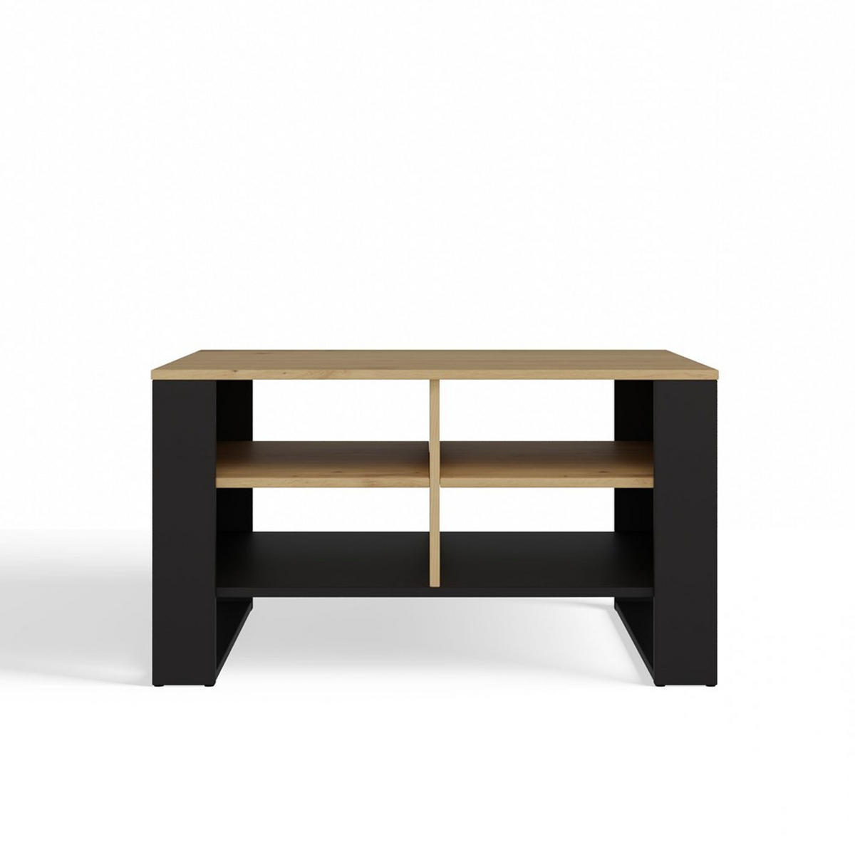 COUCHTISCH Slim Artisan, Schwarz 90/50/58 - Schwarz, Holzwerkstoff (58/90/50cm) - RAUMHIRSCH FURNITURE