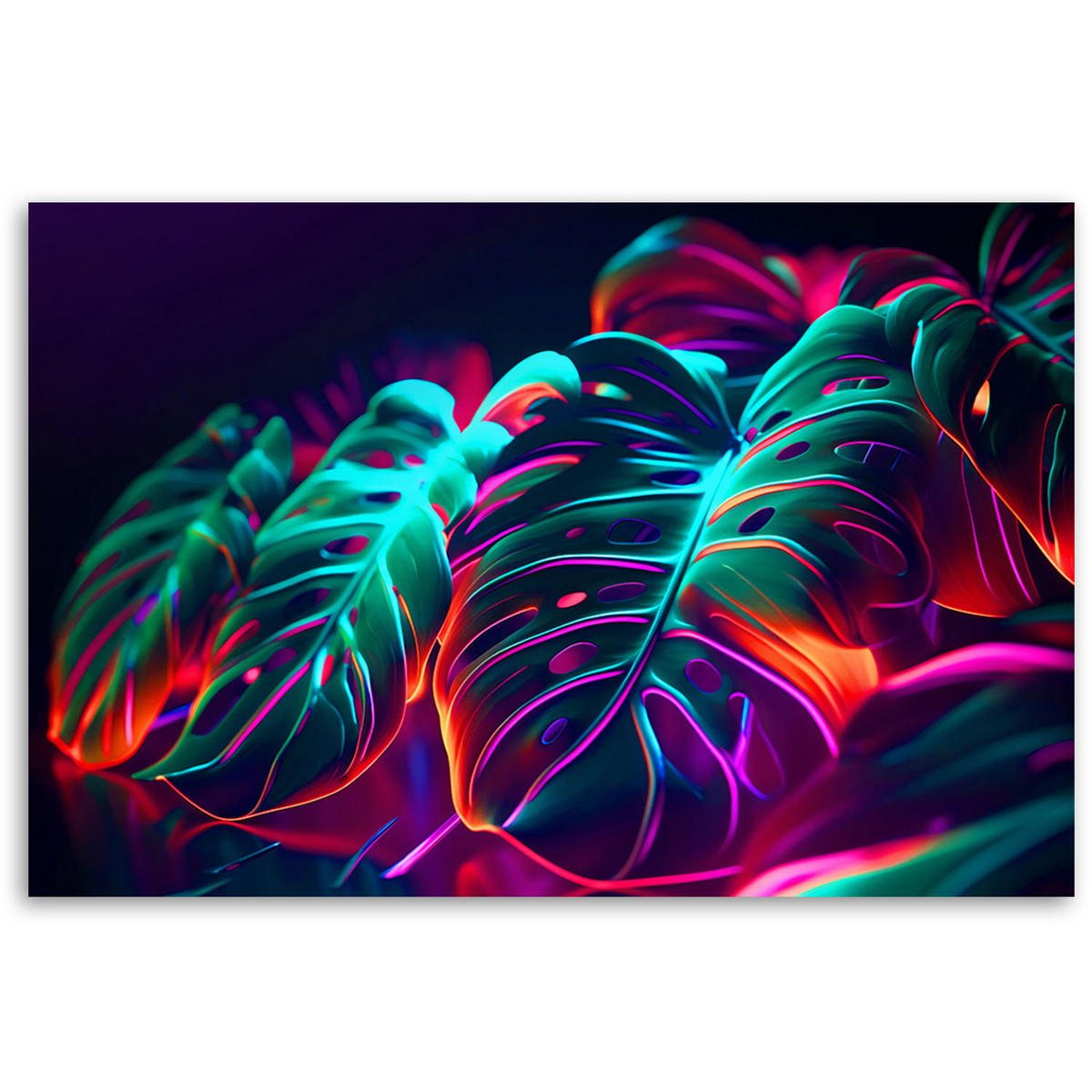 KUNSTDRUCK Bunt 120/80 cm - Multicolor, Textil (120/80cm) - KUNSTLOFT