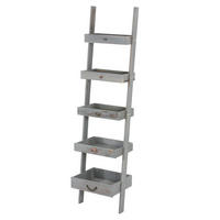 PFLANZREGAL BLUMENSTÄNDER Grau - Grau, Holz (43/169/32cm) - MCW