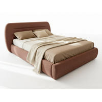 POLSTERBETT Orio - Eichefarben/Schwarz, Holz/Kunststoff (180/200cm) - Sofnet