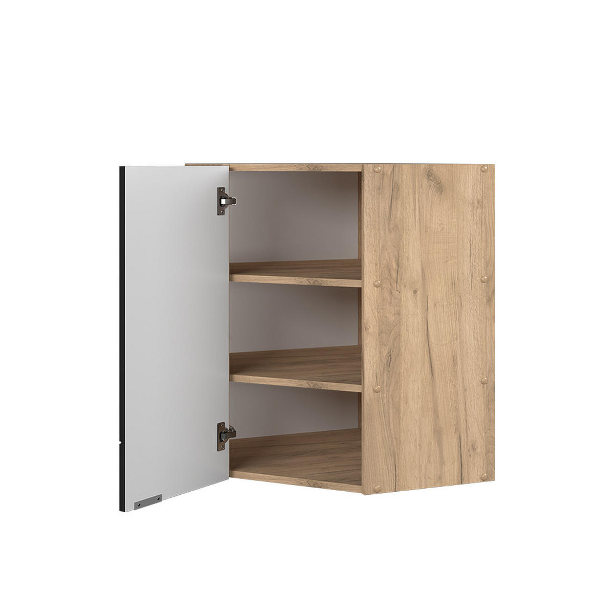 Honigeiche/Schwarz, Holzwerkstoff (57/72/34.1cm) - Vicco