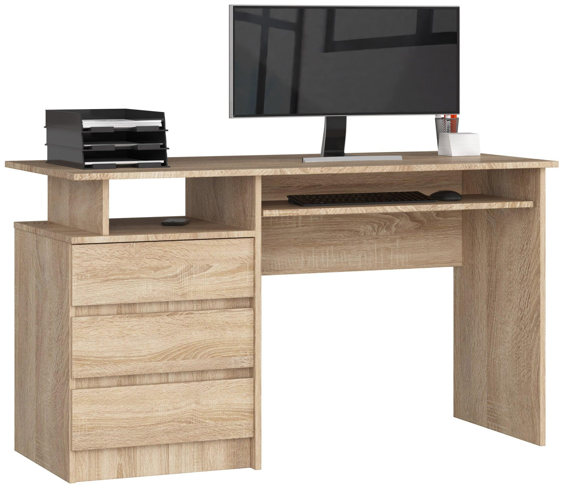 RAUMHIRSCH FURNITURE PSACÍ STŮL dub Sonoma 77/135/60