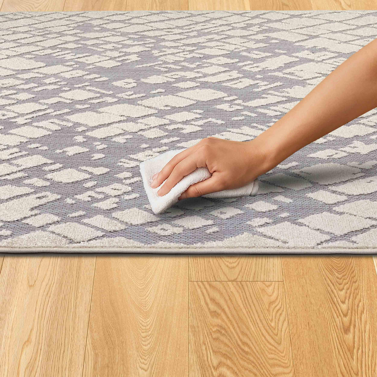 KURZFLORTEPPICH SERINA - Weiß, Textil (80/200cm) - Astra