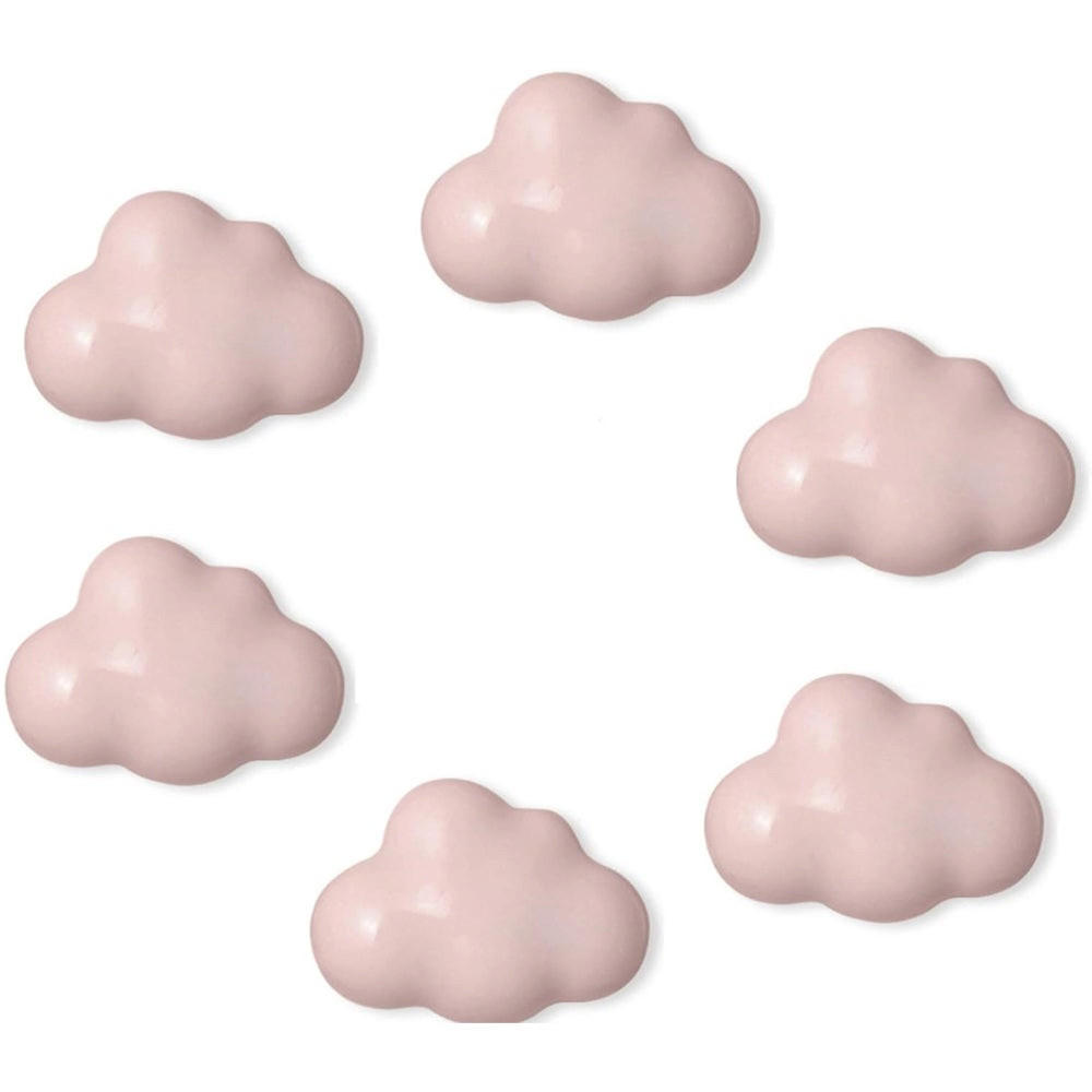SCHRANKKNOPF Keramik 6er-Set - Pink, Keramik (0.3/2.5/0.5cm)