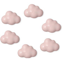 SCHRANKKNOPF Keramik 6er-Set - Pink, Keramik (0.3/2.5/0.5cm)