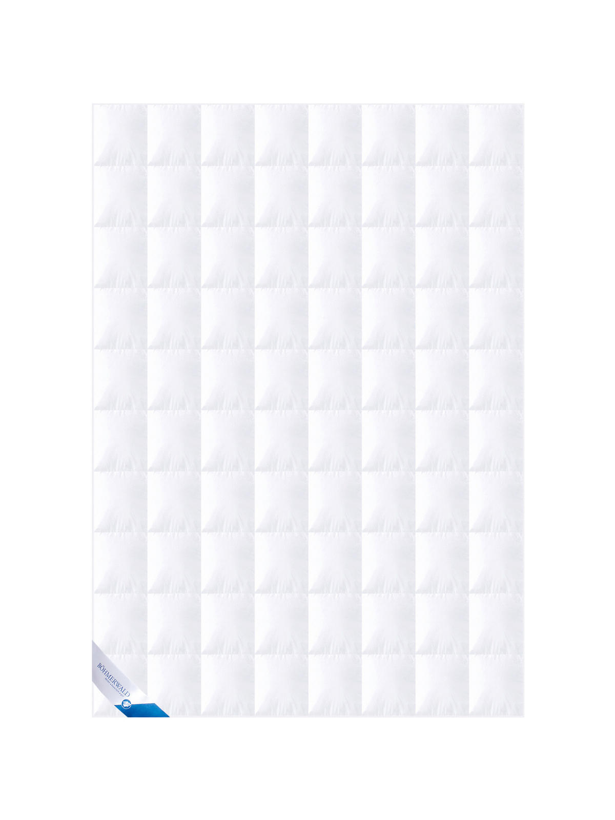 WINTERBETTDECKE ELEGANCE - 100% GÄNSEDAUNEN - Weiß, Naturmaterialien/Textil (155/220cm) - Böhmerwald