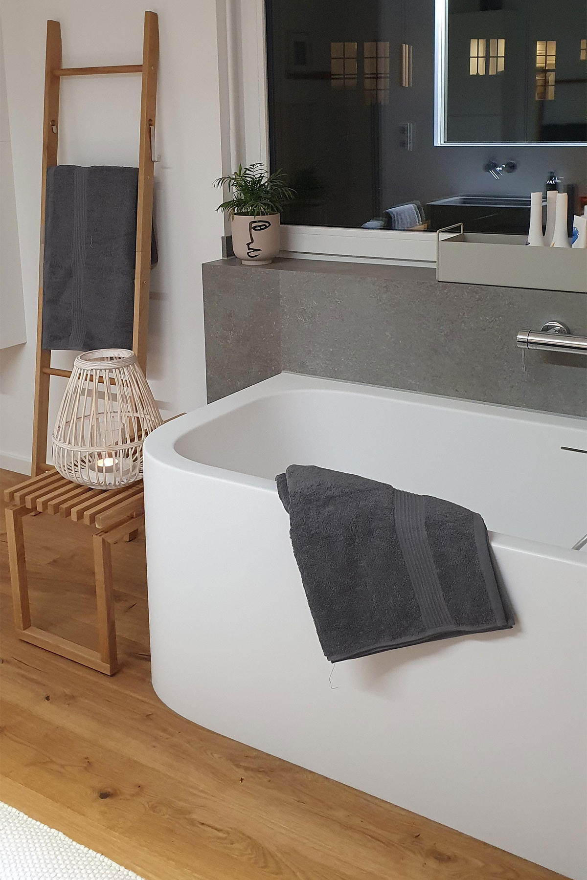 BADETUCH, 2er-Set, 100x150 cm, 100% Baumwolle, Grau - Anthrazit, Textil (100/150cm) - Zollner