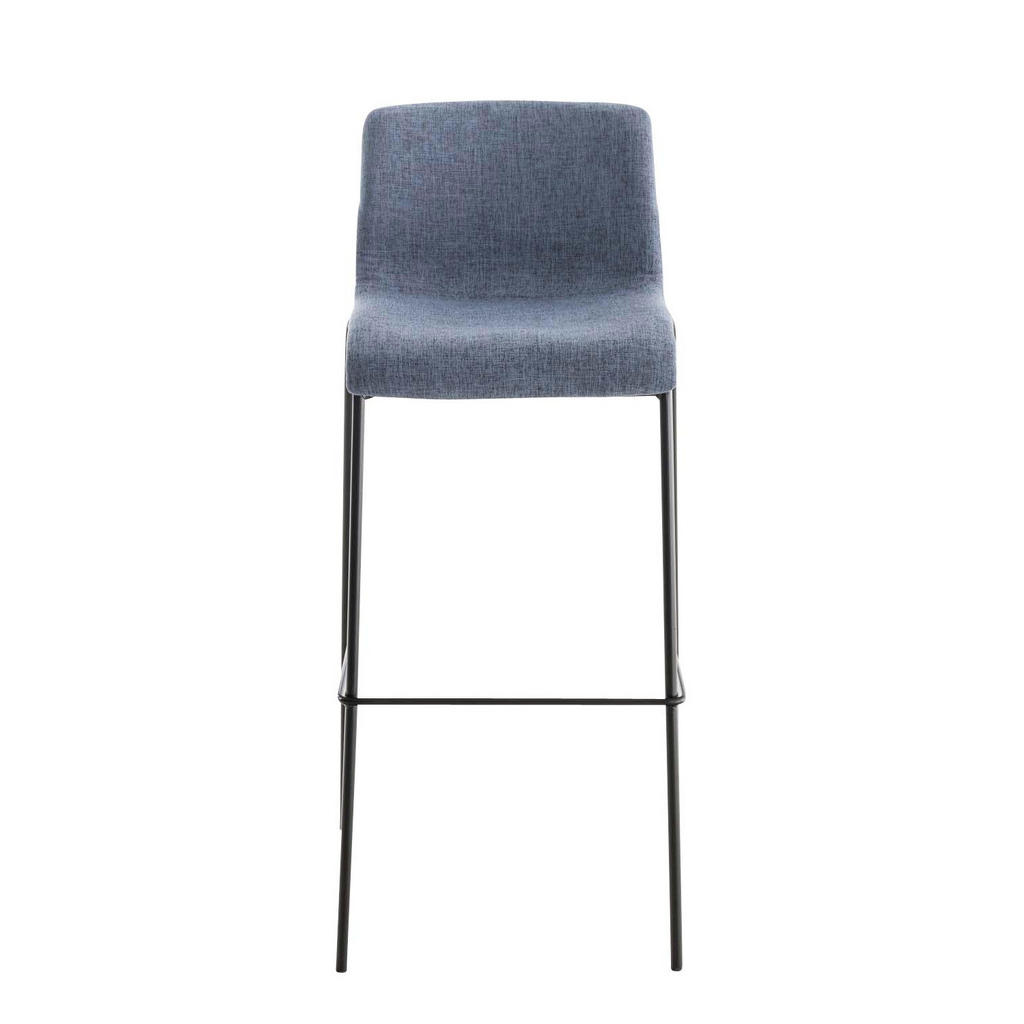 Thumbnail - CLP Barhocker, Blau, Textil, 43x100x48 cm, Esszimmer, Barmöbel, Barhocker