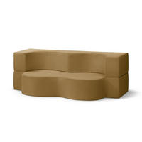 SOFA Kamelia Braun - Braun, Textil (200/70/100cm) - Pillovely