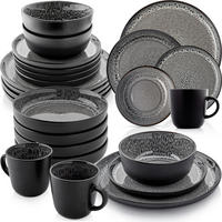 KOMBISERVICE SYDNEY - 30-teilig aus Steingut - Grau, Keramik (44/45/54cm) - Sänger
