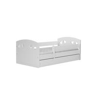 KINDERBETT JULIA mit Schublade ohne Matratze 90/65/184 - Weiß, Holzwerkstoff (80/180cm) - RAUMHIRSCH FURNITURE