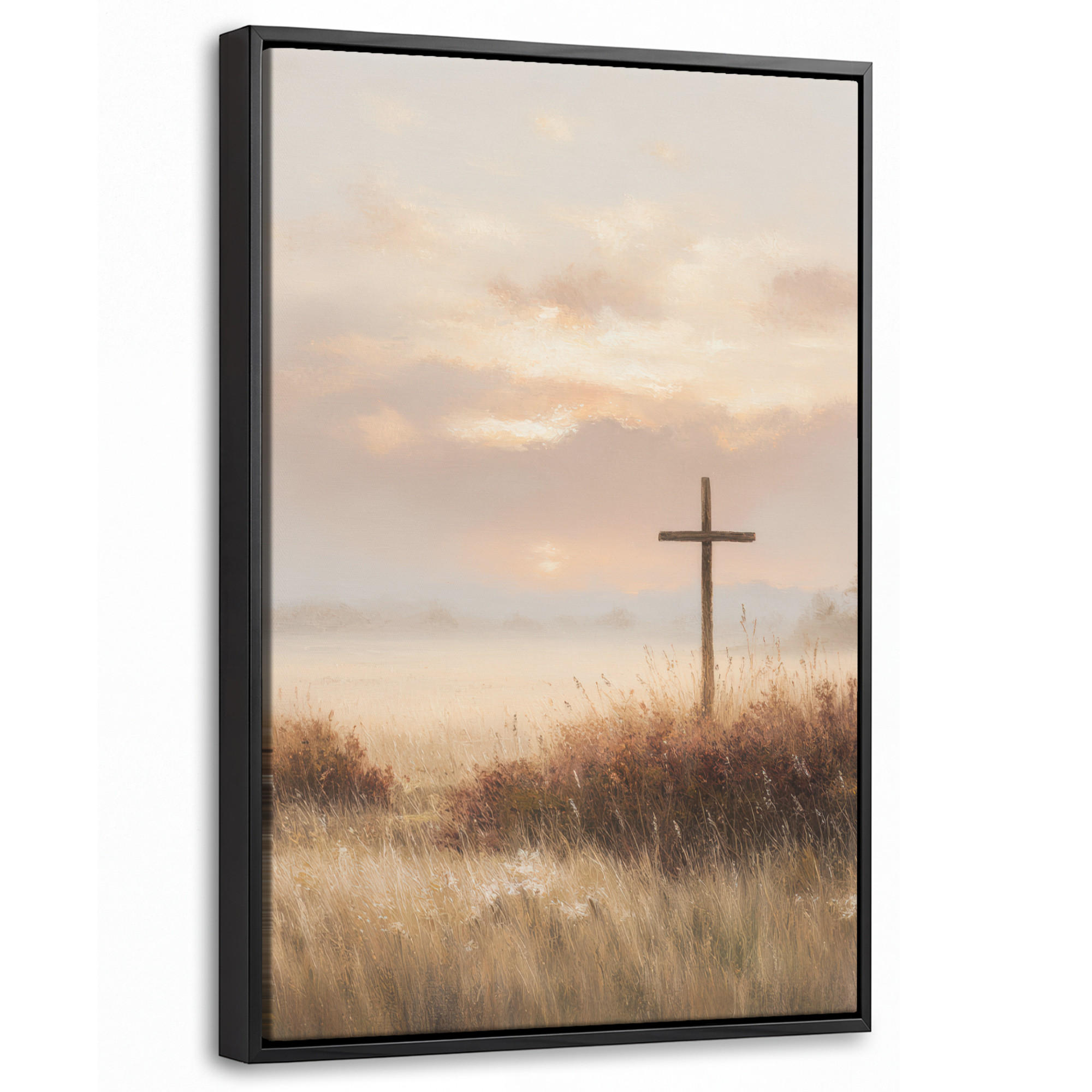 MuchoWow Leinwand Beige 20x30 cm