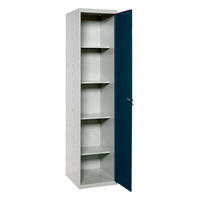 PUTZMITTELSCHRANK Amego HxBxT 180x40x40 cm 4x Fachboden Anthrazit-Grau - Anthrazit, Metall (40/180/40cm) - PROREGAL