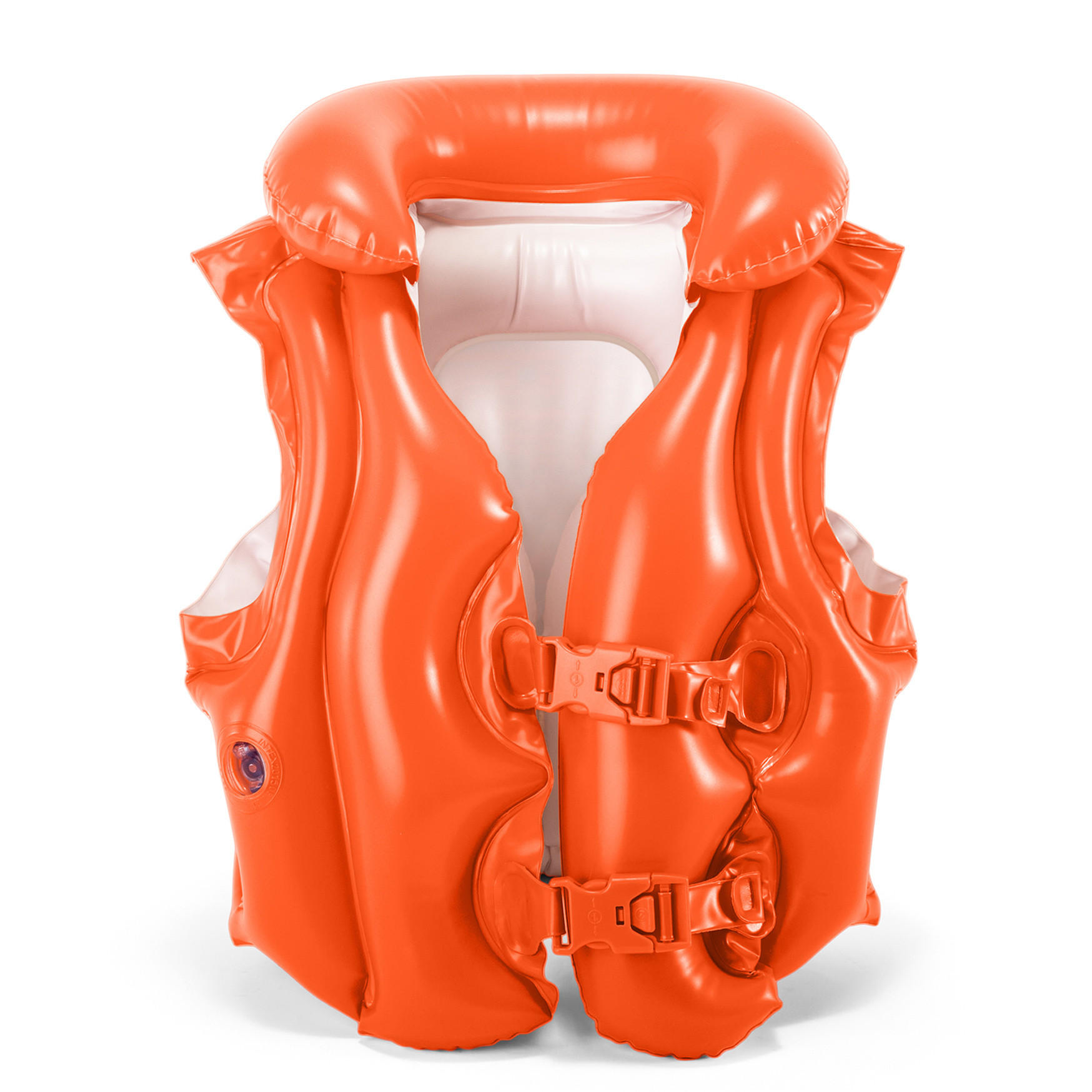 SCHWIMMWESTE Kinder orange - Orange, Kunststoff (47/50cm)