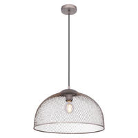 HÄNGELEUCHTE MONIGA Silber Chrom dunkel - Silberfarben, Metall (40/40/150cm) - Globo Lighting