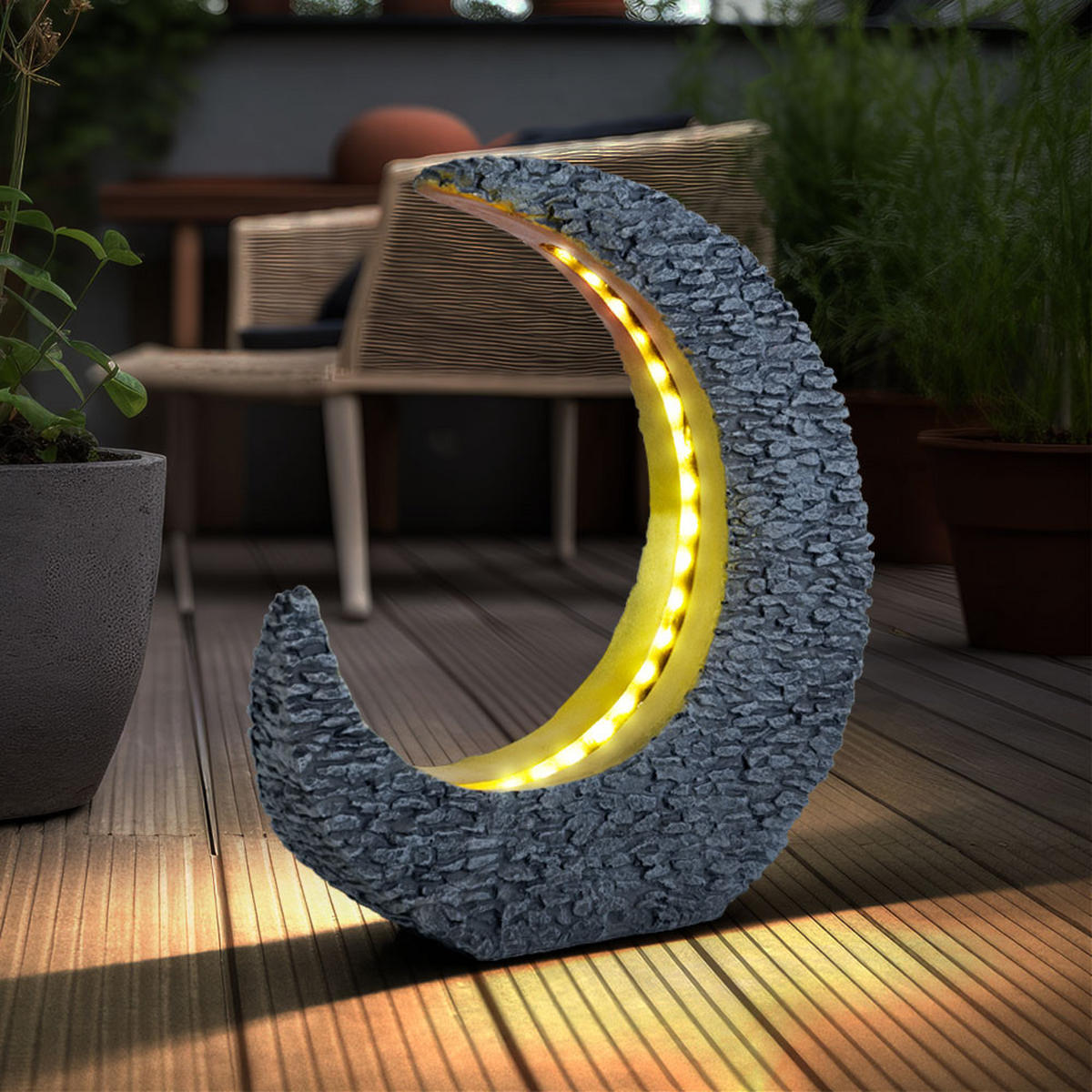LED AUSSENLEUCHTE Metall Grau 2er Set - Grau, Metall (28/9/31cm) - Globo Lighting